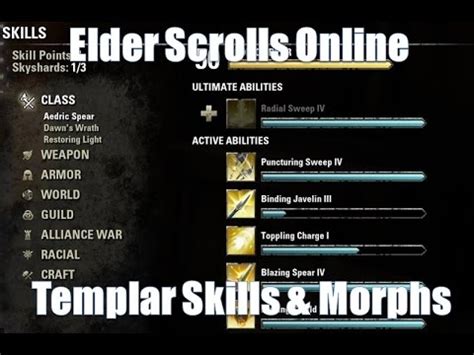 Templar Skills .